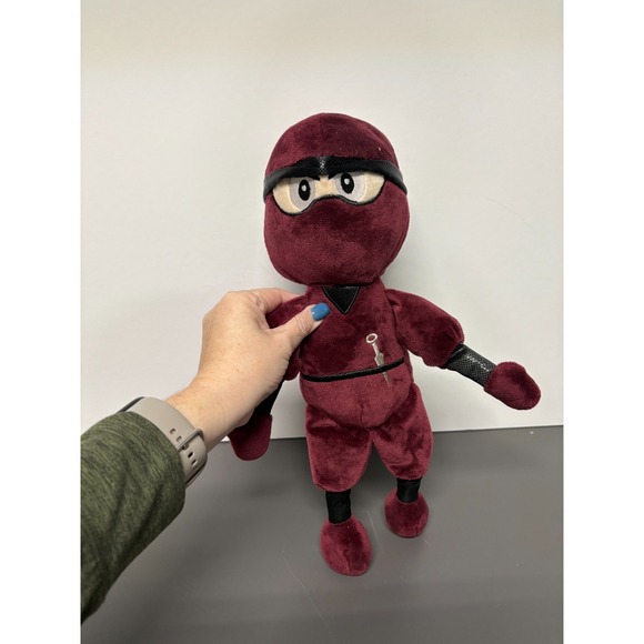 PROFORCE 14" Red Ninja Plush Warrior Doll Stuffed Animal Collectible - Picture 3 of 8